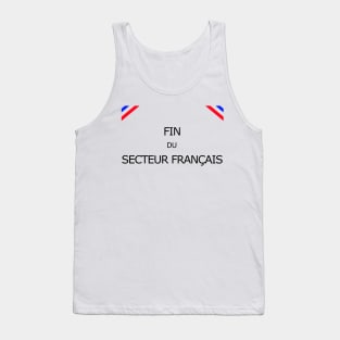 French Cold War Berlin sign Tank Top